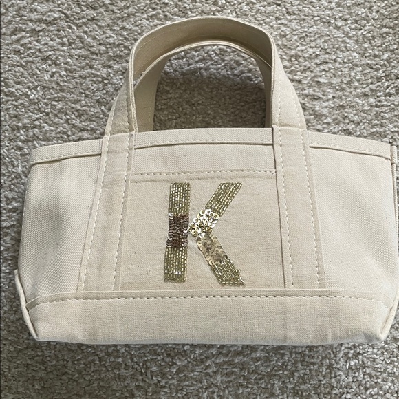“K” Initial Tote - Picture 2 of 7